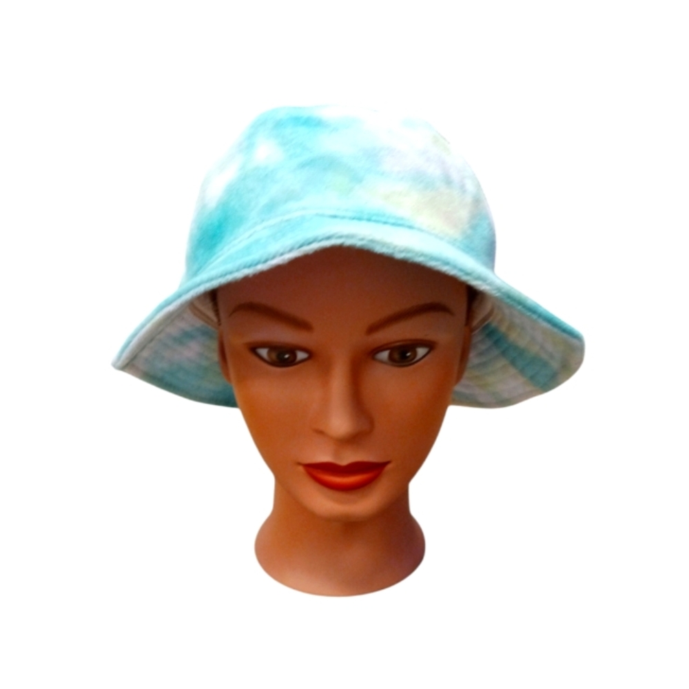 Neon riot tie dye bucket hat